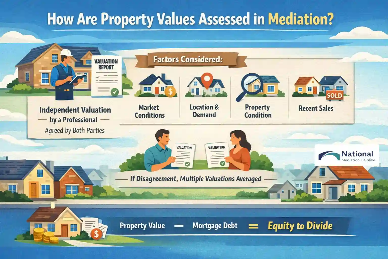 How Are Property Values Assessed in Mediation Devon?