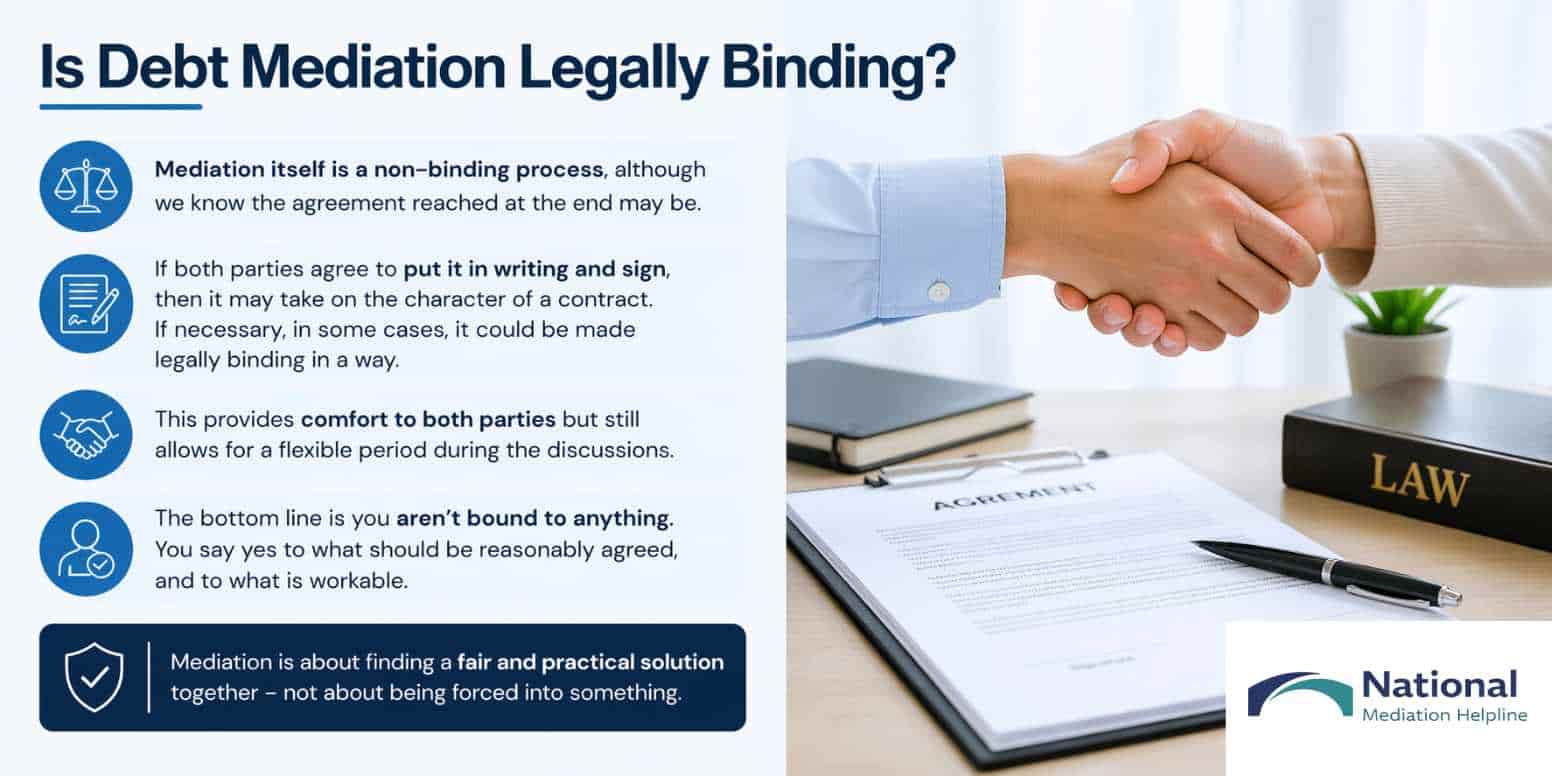 Is Debt Mediation Legally Binding Devon