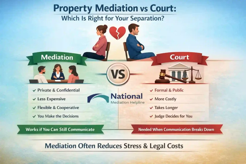 Property Mediation vs Court: Which Is Right for Your Separation Devon?