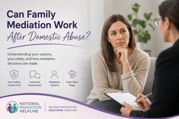 Can Family Mediation Devon Work After Domestic Abuse?